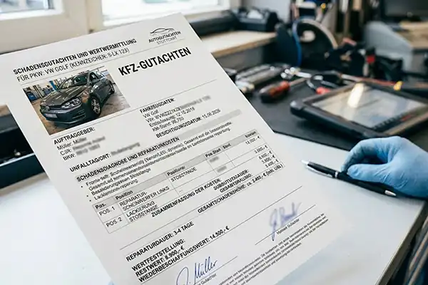 Schadendokumentation und Fahrzeugbegutachtung Autoservice Laufenburg