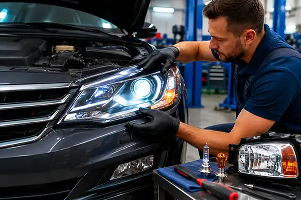 Scheinwerferprüfung und Lichteinstellung Autoservice Laufenburg