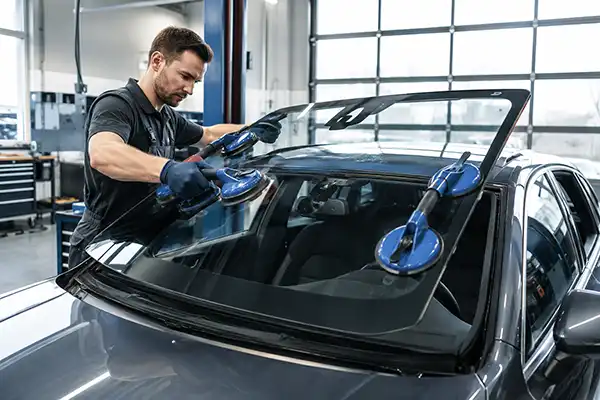 Frontscheibenwechsel in der Werkstatt bei Autoservice Laufenburg