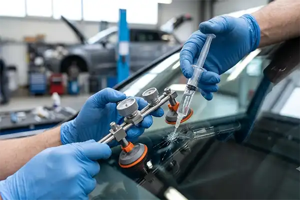 Steinschlag während der Fahrt – Frontscheibenschaden bei Autoservice Laufenburg